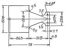 ASTM TYPEⅠ試験片